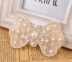 Phiên bản tiếng Hàn của bài mới màu trắng ren ren ngọc trai rhinestone nơ bangs dán Velcro phụ kiện tóc bài - Phụ kiện tóc