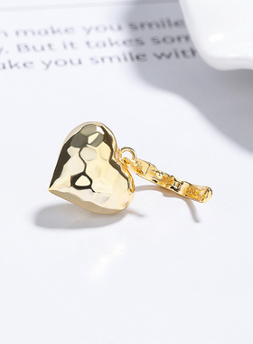 925银爱心吊坠女ins饰品小众设计感饰品女高级感银饰配件生日礼物