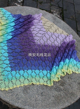 段染渐变蛋糕线粗羊毛马海毛毛线