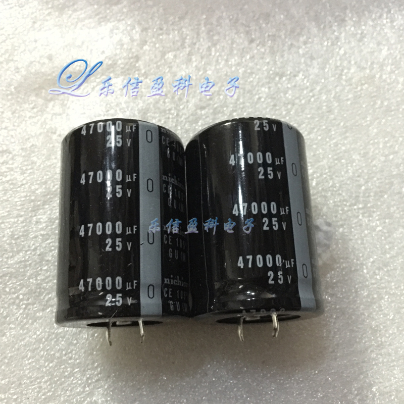 全新进口尼吉康电解电容25V47000UF  47000UF 25V 滤波电容器 - 图0