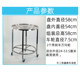 Thickened stainless steel steamer with brake for steamed buns