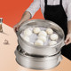 Thickened stainless steel steamer with drawer compartment for commercial seafood steamer
