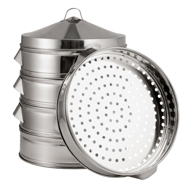 Thickened stainless steel steamer with drawer compartment for commercial seafood steamer