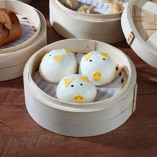 Moso bamboo handmade bamboo steamer commercial small steamer steamer