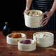 Moso bamboo handmade bamboo steamer commercial small steamer steamer