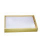 Rectangular container ice plate with wooden support straight ice box