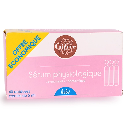 Gifrer Skin Buds Французский солевой раствор для промывания носа детские заложенность носа промывание носа на младенца капли в нос