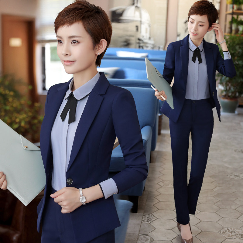 时尚女装套装工服套裙酒店女连衣裙 丽影风尚职业女裙套装