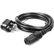 Computer Display connecting line pure copper black power cord 3 Core boiling water line L06B rice cooker Pink triangle plug