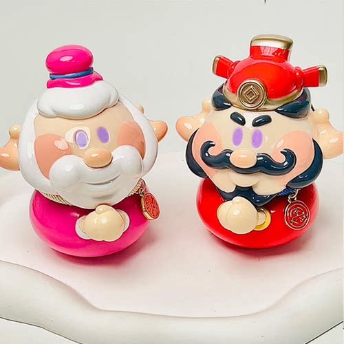 正版神回复行运圣杯盲盒财神不倒翁招财潮玩手办公仔车载摆件礼物 - 图2