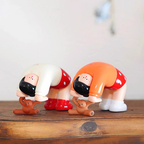 正版周日央下腰女孩二代艺术家系列盲盒潮玩手办公仔娃娃摆件礼物 - 图2