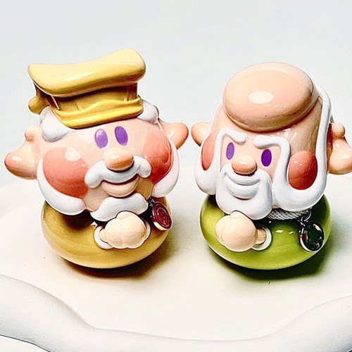 正版神回复行运圣杯盲盒财神不倒翁招财潮玩手办公仔车载摆件礼物 - 图1