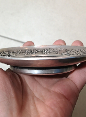 仿古风烟灰缸工艺品摆件实心铜