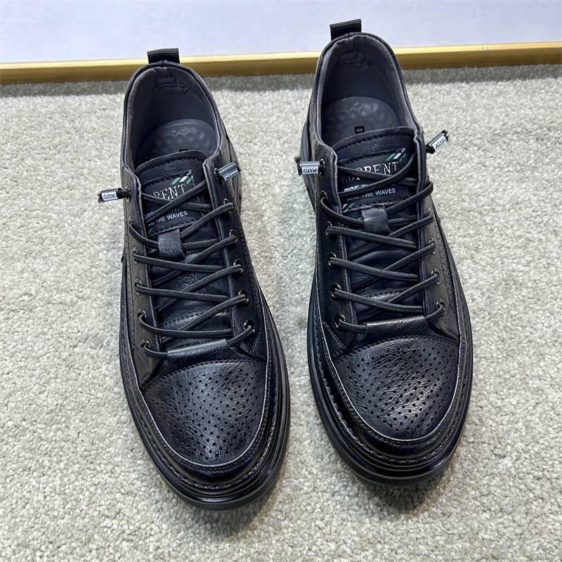 一脚蹬皮鞋男凉鞋男士男鞋透气运动鞋黑色百搭鞋商务休闲鞋板鞋子,淘宝优惠券,粉丝福利购,淘宝优惠卷