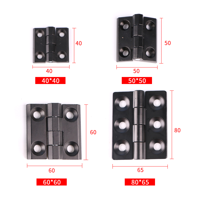 镀铬锌合金合页铝配电箱电柜箱门工业铰链机床配件折叠重型加厚 - 图2