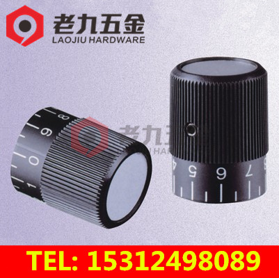 刻度微调手轮 刻度旋钮 数字调节旋钮 6*27 8*32 10*35 12*40 - 图0