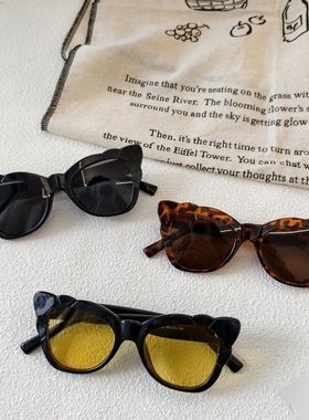 猫眼太阳镜蝴蝶2025新款时尚防紫