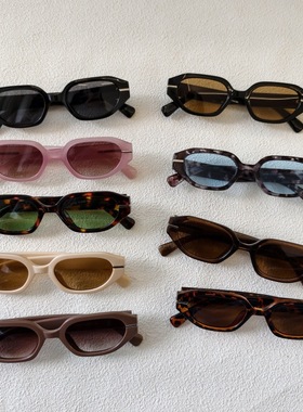 新款跨境质感包花框小框太阳镜时