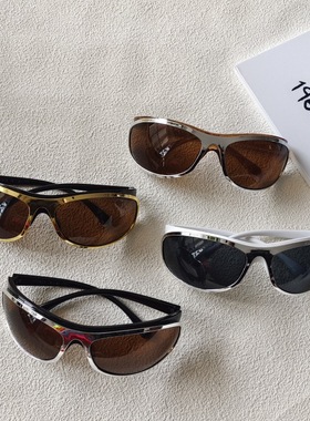 欧美时尚椭圆框小香风墨镜女个性