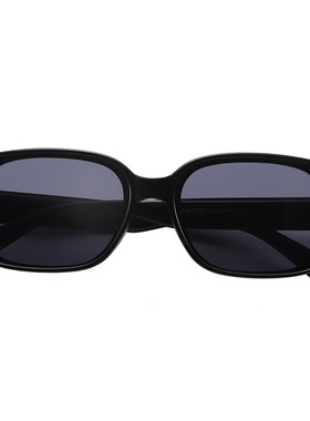 2025新款曲面框一体太阳镜方形墨