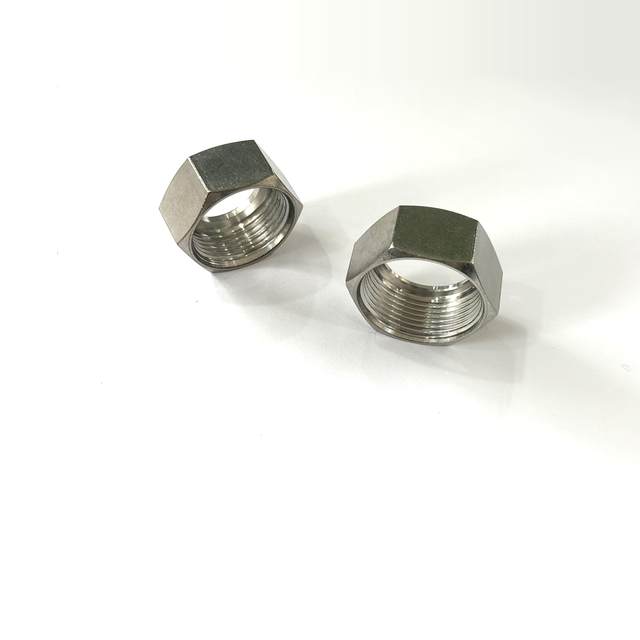 304 316L stainless steel corrugated pipe special thickened nut pressure resistant inch metric movable nut 4 minutes 6 minutes