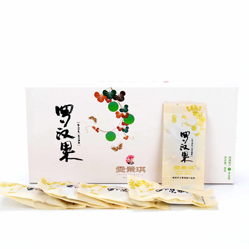 广西桂林特产雯景琪罗汉果果茶果芯果仁低温脱水小包装20小包包邮 - 图1
