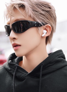 的确拽酷G家骑行黑色墨镜男女潮小脸M003高级感街拍ins太阳眼镜女