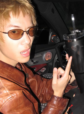 酷酷滴复古黑框茶色墨镜男士痞帅猫眼小脸框防紫外线浅灰太阳眼镜