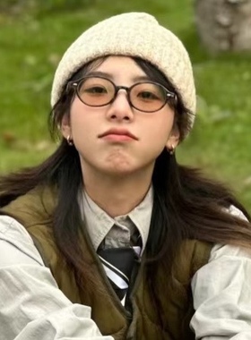 减龄复古书呆子椭圆形玳瑁茶色墨镜小脸高级感拍照变色太阳眼镜女