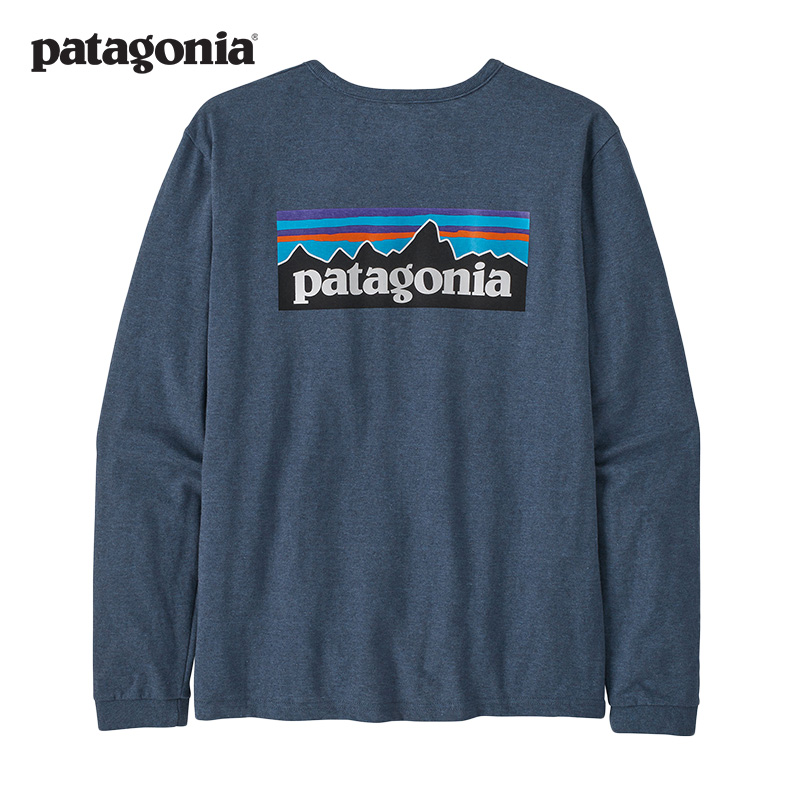 女士混纺长袖T恤L/S P-6 Logo 37603 patagonia巴塔哥尼亚-图2