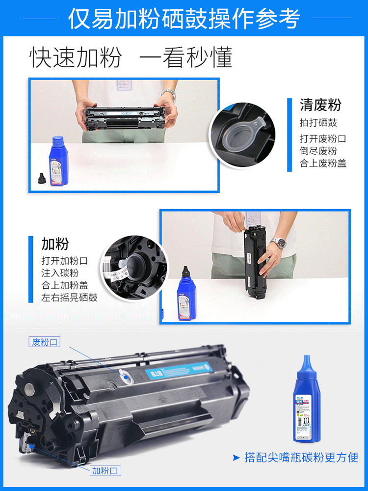 格之格388a硒鼓适用惠普m1136硒鼓m126a硒鼓 cc388a m126nw p1108 p1106 m126a m226 m1213nf m128fn打印硒鼓 - 图1