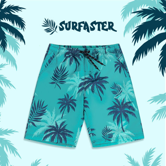 沙滩裤男游泳裤速干带内衬可下水海边冲浪短裤新款夏季