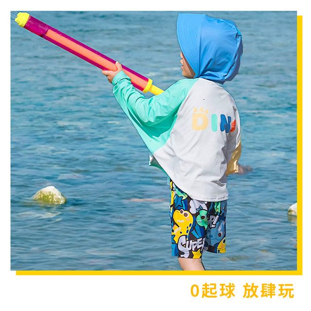 Quick-drying can be used to enter the water for children's beach pants swimming and playing with water