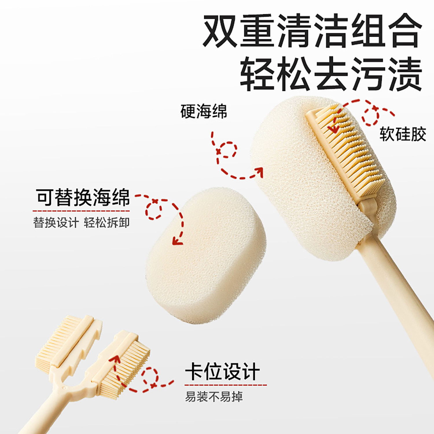 杯刷水杯清洗神器长柄多功能五合一保温杯盖刷奶瓶专用清洁吸管刷,淘宝优惠券,粉丝福利购,淘宝优惠卷