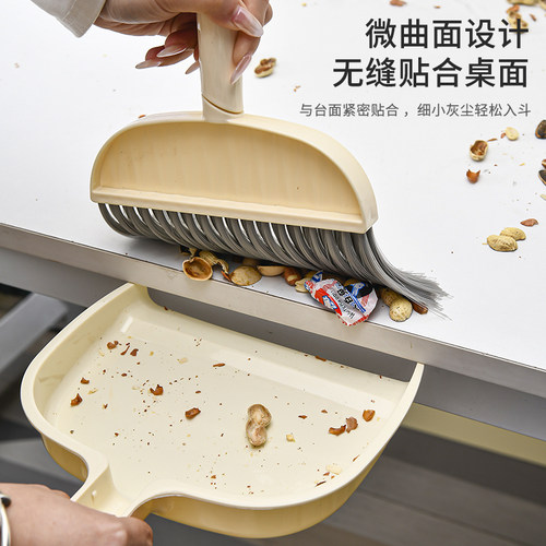 桌面迷你小扫把套装儿童专用簸箕组合小扫帚清洁笤帚学生桌扫工具 - 图0