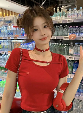 早春辣妹性感出游choker颈链