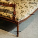 French retro neoclassical solid wood carved sofa