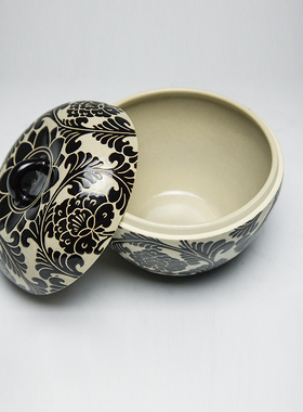 手工茶叶罐磁州安氏陶瓷储存