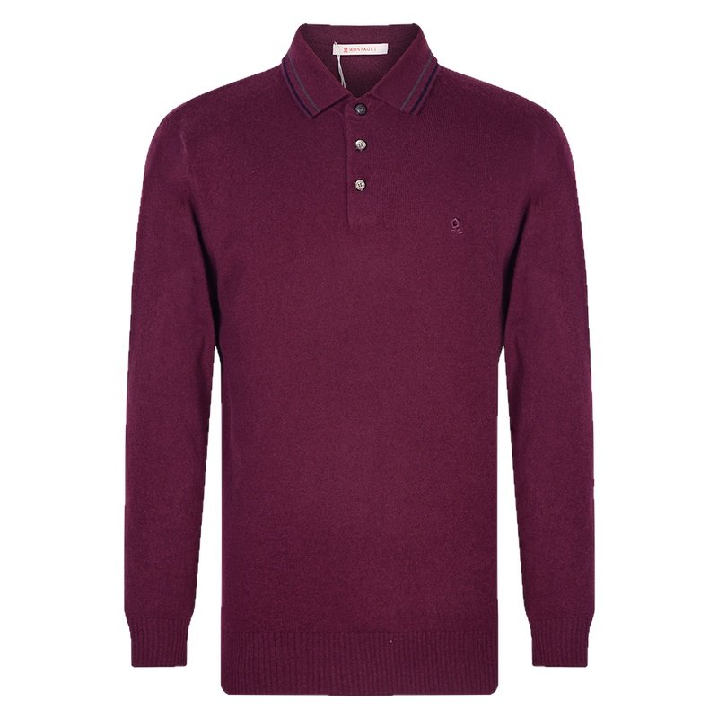 梦特娇[100%山羊绒/专柜同款]毛衣秋冬男翻领针织打底衫RMS245001,淘宝优惠券,粉丝福利购,淘宝优惠卷