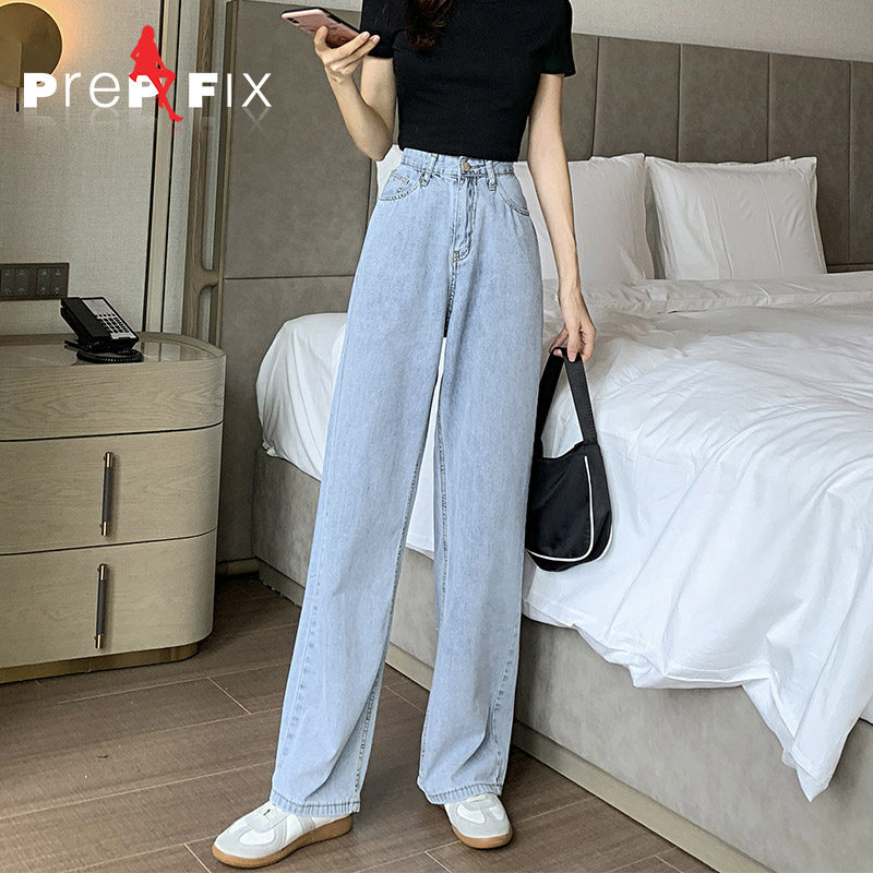 2023春夏新款薄冰丝冰氧吧牛仔裤 prepfix牛仔裤