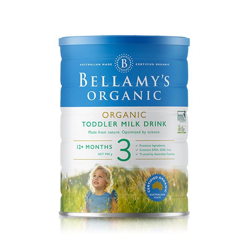 bellamys有机3段奶粉婴儿三段gos 贝拉米海外婴幼儿牛奶粉