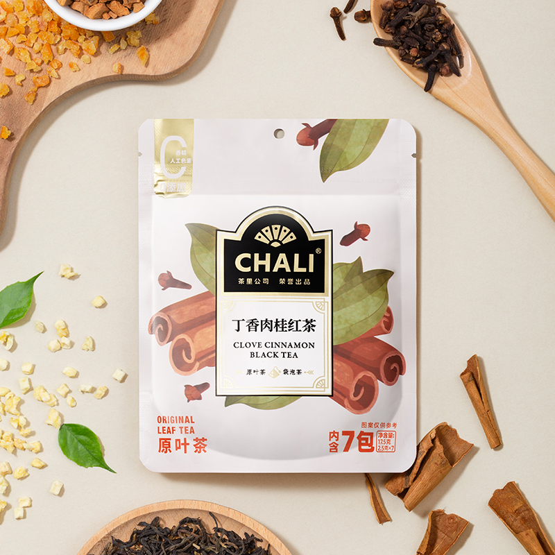 【限时狂补】CHALI 丁香肉桂红茶夏日必备茶里公司出品花果茶7袋