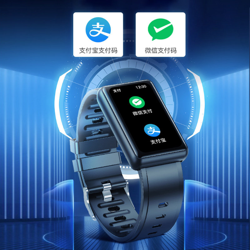 Jeep吉普智能手环健康管理消息提醒支付心率血氧睡眠监测手表Z03