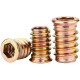 Complete collection of embedded internal and external nuts