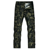 Камуфляжные рабочие зеленые штаны для школьников, подходит для студента, свободный крой, большой размер