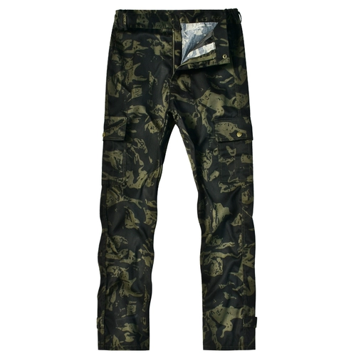 Камуфляжные рабочие зеленые штаны для школьников, подходит для студента, свободный крой, большой размер