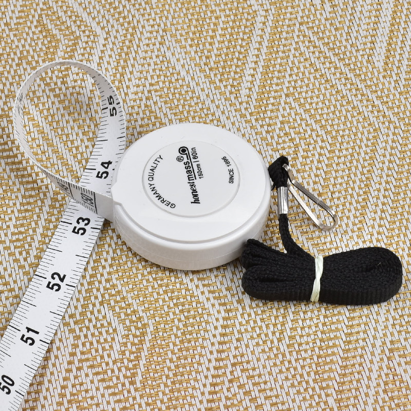 进口品质1.5米2米3米皮尺量衣尺三围尺裁缝尺测量腰围胸围卷皮尺 - 图1