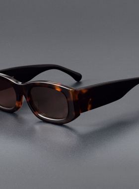 小方香风家太阳镜欧美时尚男女个性拼色板材防紫外线黑框墨镜5525