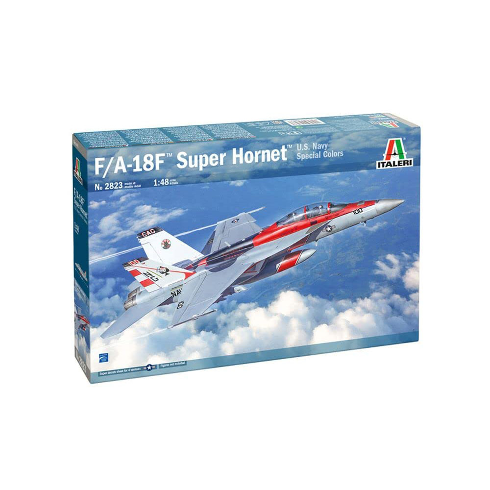 3G模型 ITALERI拼装飞机 2823 F/A-18F Super Hornet战斗机 1/48-图0