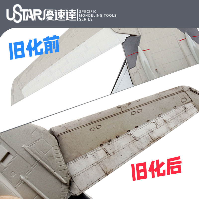 3G模型 优速达 UA91670-91693 高达滤镜迹洗干扫渍洗旧化粉24色 - 图0